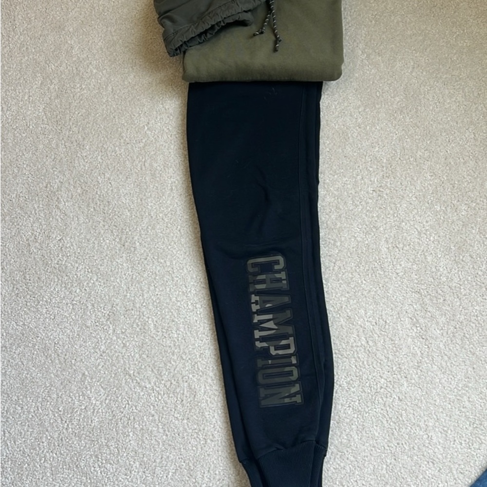 Champion Black and Olive Joggers